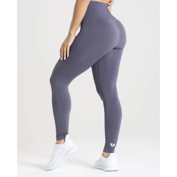Women's Best Power Seamless Leggings - Charcoal - Picture 2 of 8